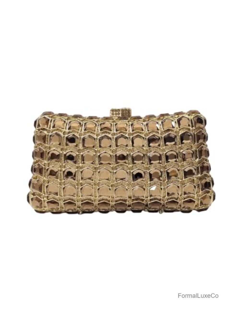 Rhinestone Crystal Clutch Evening Bag Prom Bridal Wedding Purse